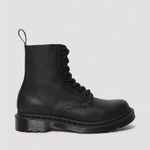 Dr. Martens 1460 Pascal Mono Black Lace-Up Leather Boots - NWT